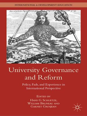 cover image of University Governance and Reform